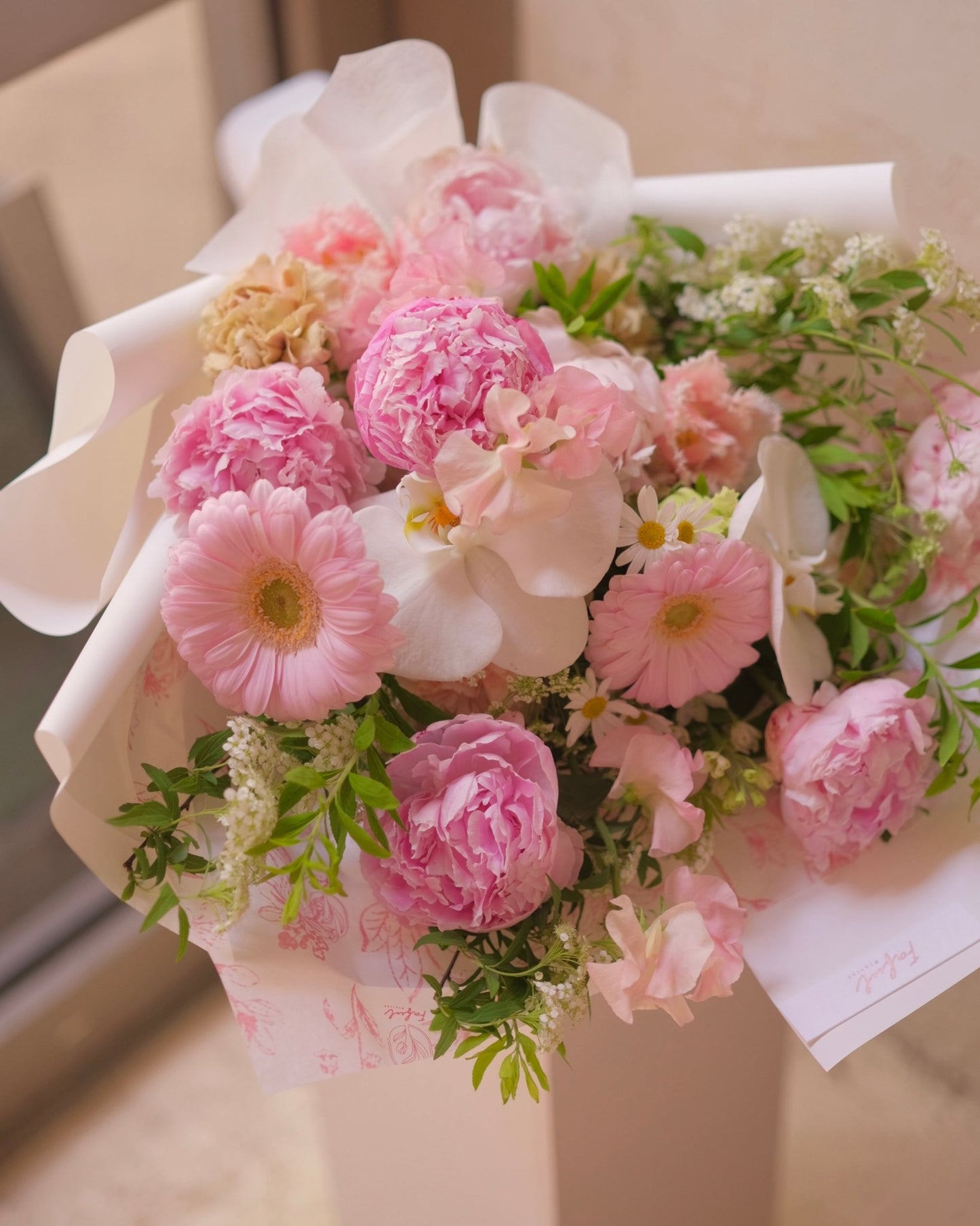 Blushing Gratitude | Light Pink Peony - 2025Mday - 5