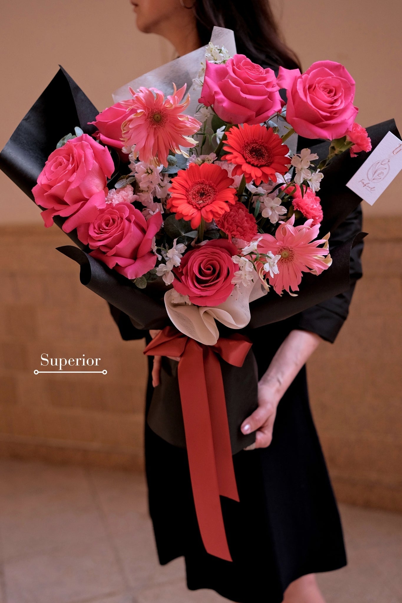 Born pink | Pink Floyd Rose - Fresh Flowers - Bouquet - Anniversary - Birthday - Bouquet - 4