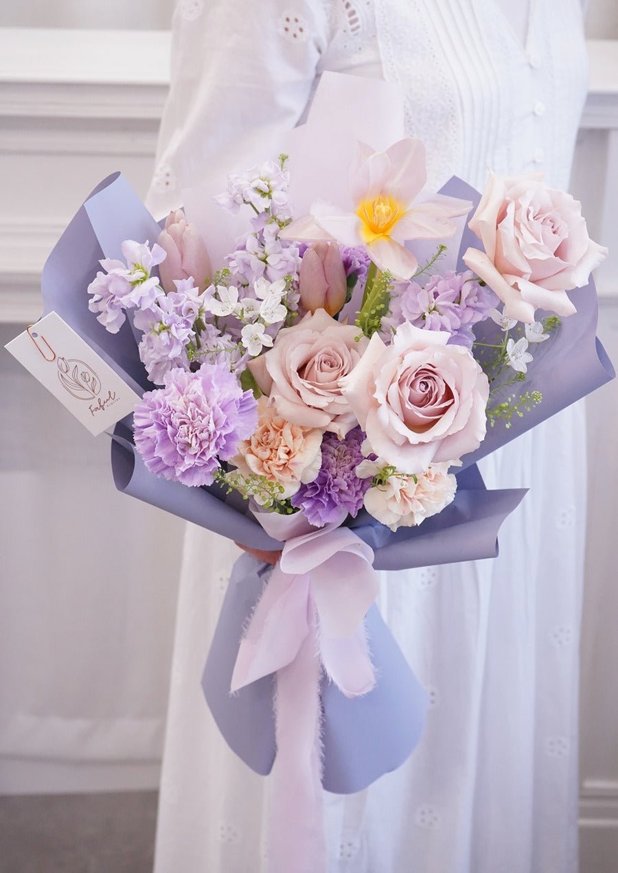 Grace | Quicksand Rose - Fresh Flowers - Bouquet - Birthday - Bouquet - Carnation - 1