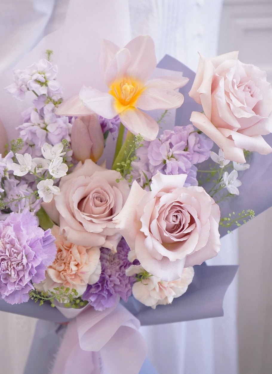 Grace | Quicksand Rose - Fresh Flowers - Bouquet - Birthday - Bouquet - Carnation - 2