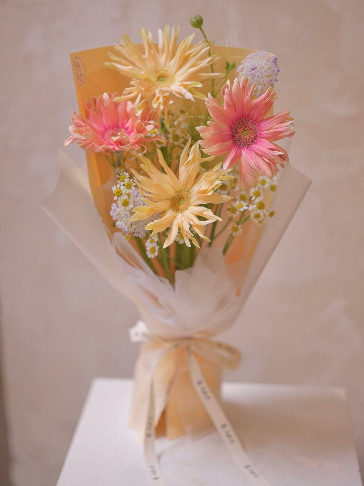 Petite Sunflower| Gerbera - Fresh Flowers - Bouquet - Bouquet - Graduation - Sunflower - 5
