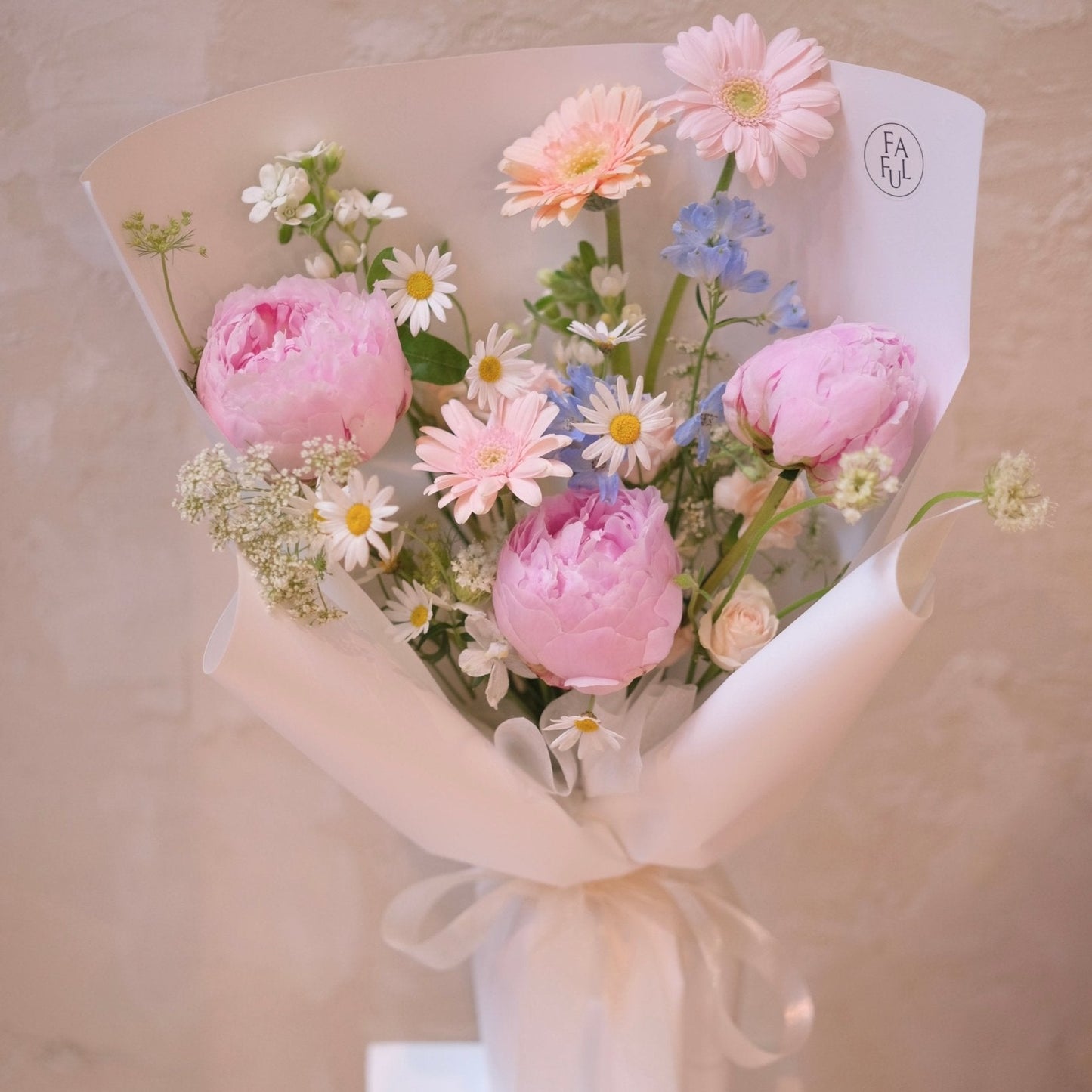 Soft Petal | Light Pink Peony - Fresh flowers - Anniversary - Birthday - Bouquet - 1