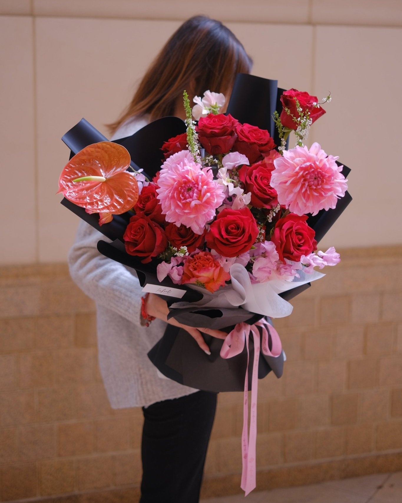Velvet Love | Red Rose - Fresh Flowers - Bouquet - 2025vday - 1