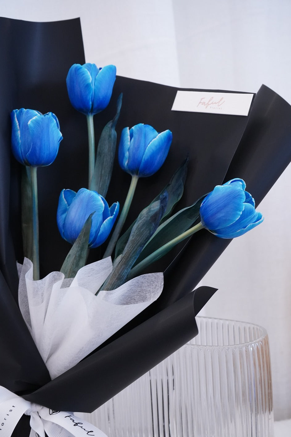 Delft Blue Tulip - Fresh Flowers - Bouquet - Bouquet - Tulip - 2