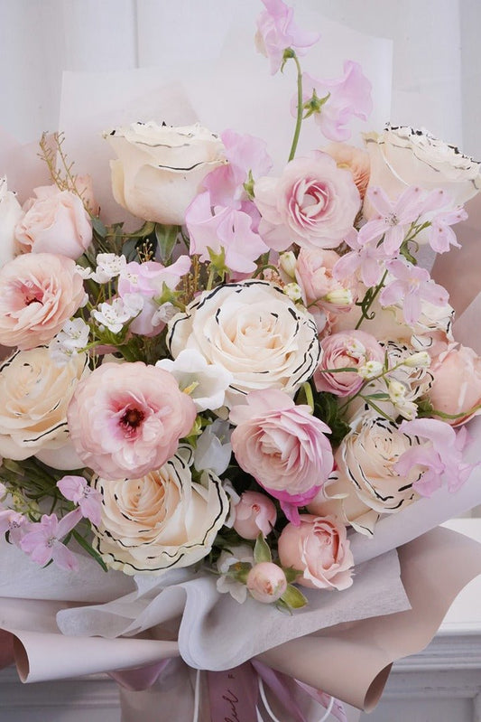 Blush Pink | Chanel Rose - Fresh Flowers - Bouquet - Birthday - Bouquet - Chanel Rose - 2