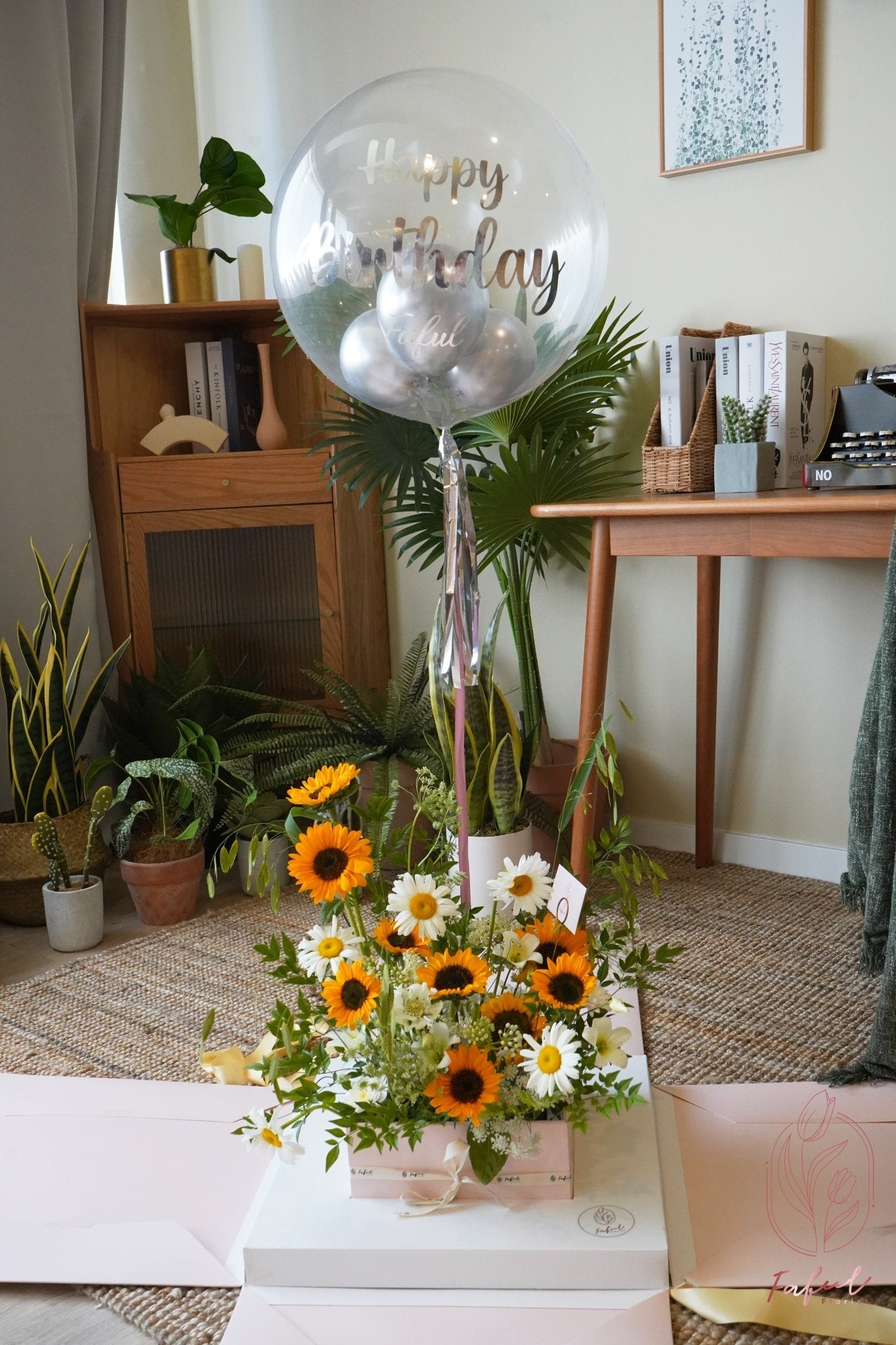 Brightest Bloom | Sunflower - Fresh Flowers - Flower Box - Speedy Recovery - Sunflower - Surprise Box - 1
