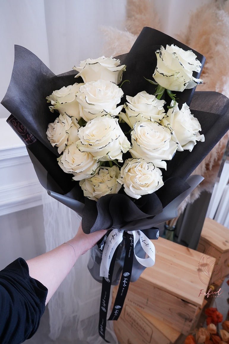 Classic | Chanel Rose - Fresh Flowers - Bouquet - Bouquet - Chanel Rose - for him - 2