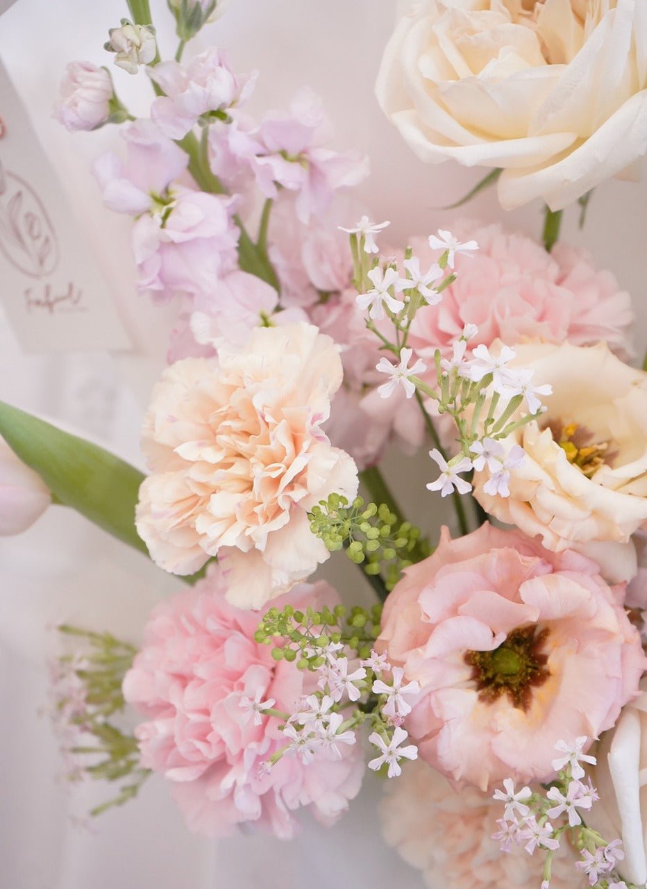 Her love | White Rose - Fresh Flowers - Bouquet - 2023Mday - Anniversary - Bouquet - 2