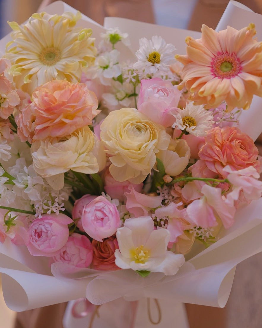 Le Macaron - Fresh Flowers - Bouquet - 2024vday - Birthday - Bouquet - 5