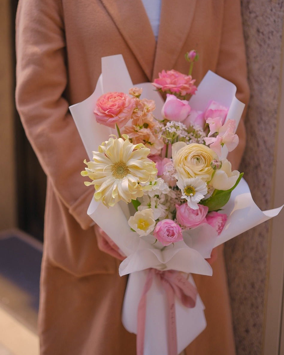 Le Macaron - Fresh Flowers - Bouquet - 2024vday - Birthday - Bouquet - 4
