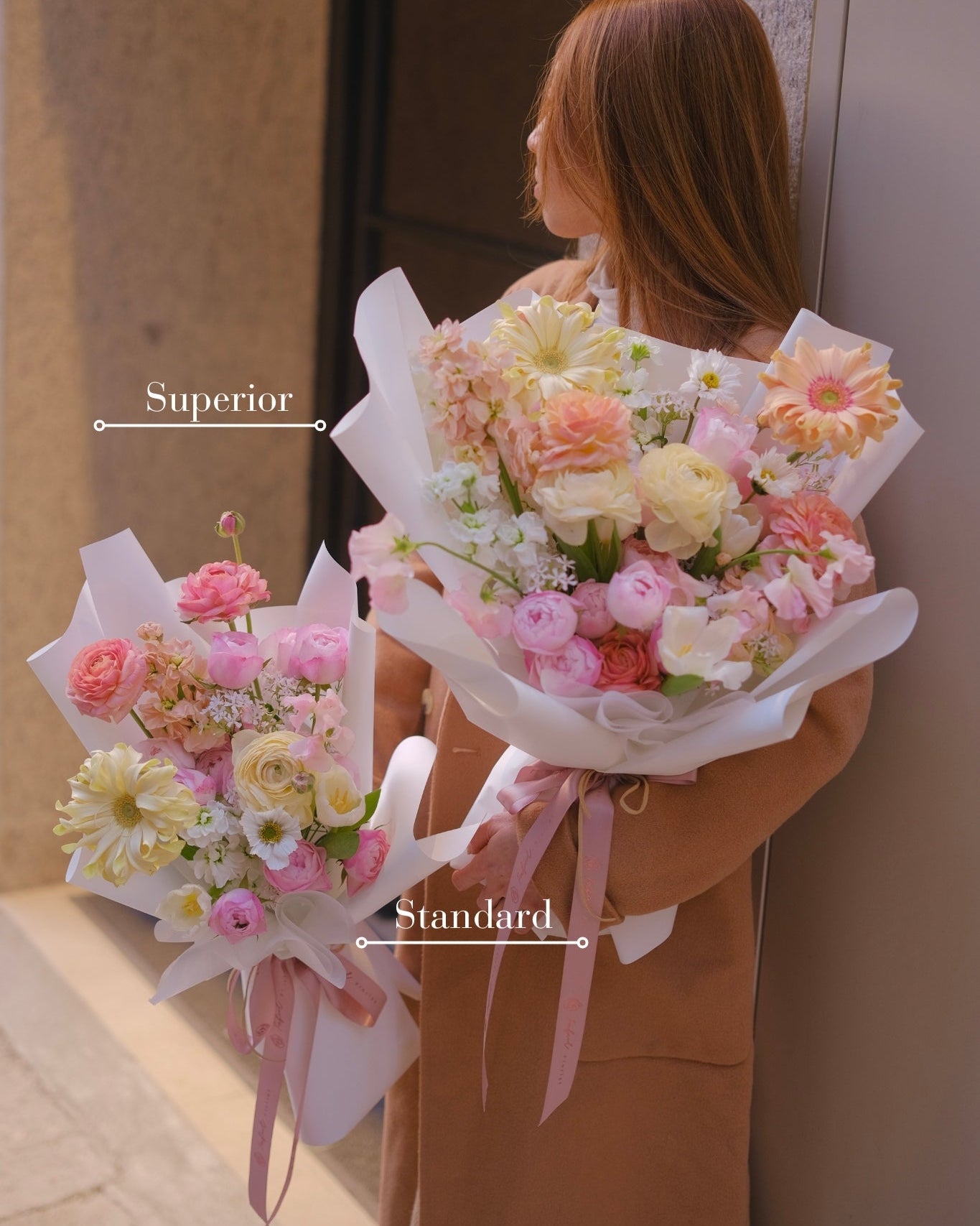 Le Macaron - Fresh Flowers - Bouquet - 2024vday - Birthday - Bouquet - 1
