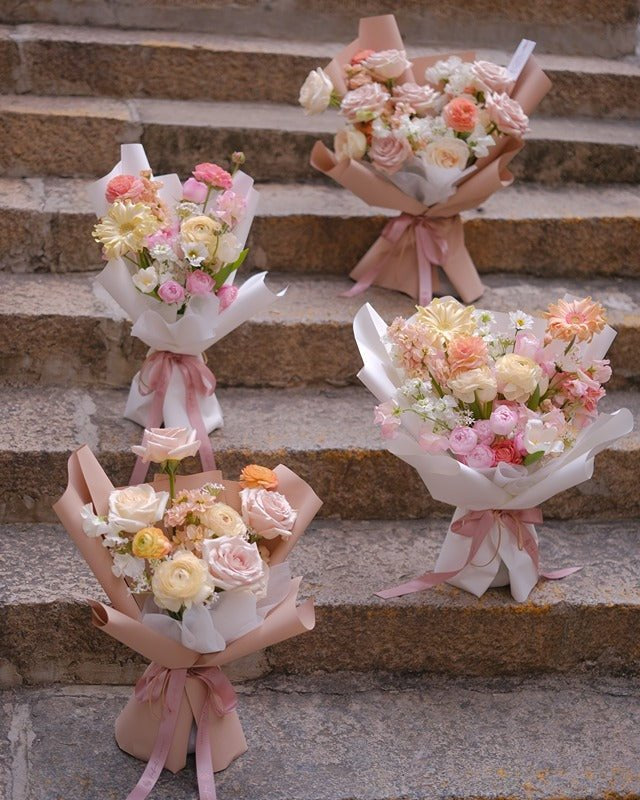 Le Macaron - Fresh Flowers - Bouquet - 2024vday - Birthday - Bouquet - 6