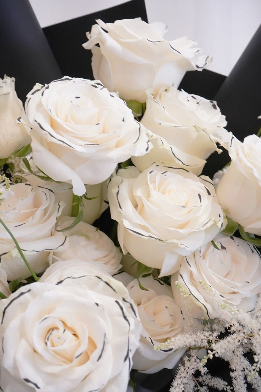 Pure White | Chanel Rose - Fresh Flowers - Bouquet - Bouquet - Chanel Rose - for him - 3