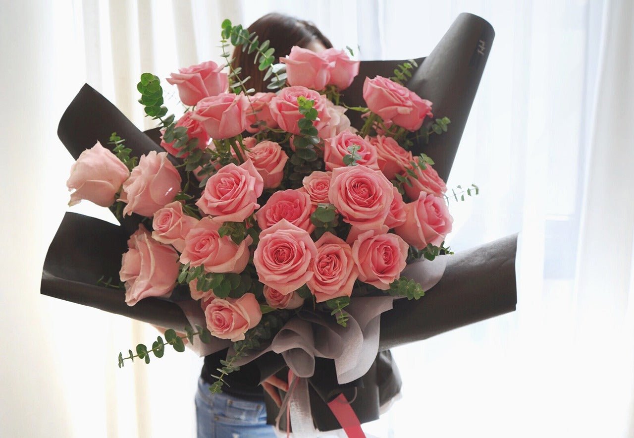 Purity | Pink O'Hara Rose - Fresh Flowers - Bouquet - Bouquet - Proposal - Rose - 1