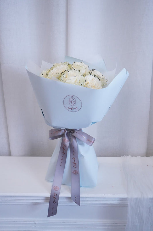 Round Shape | Chanel Rose - Fresh Flowers - Bouquet - Birthday - Bouquet - Chanel Rose - 1