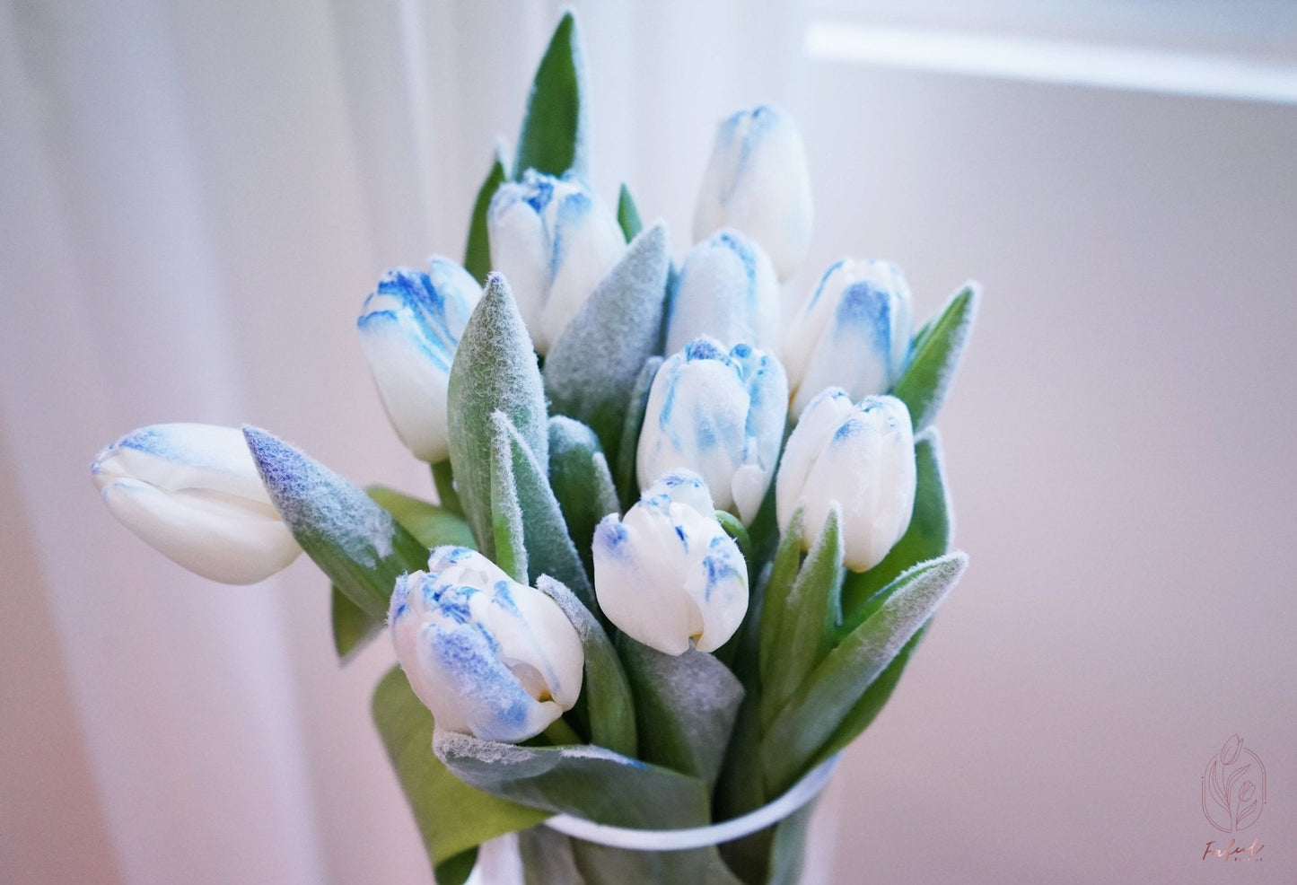 Snowflake | Frozen Light Blue Tulip - Fresh Flowers - Bouquet - Bouquet - for him - Speedy Recovery - 5