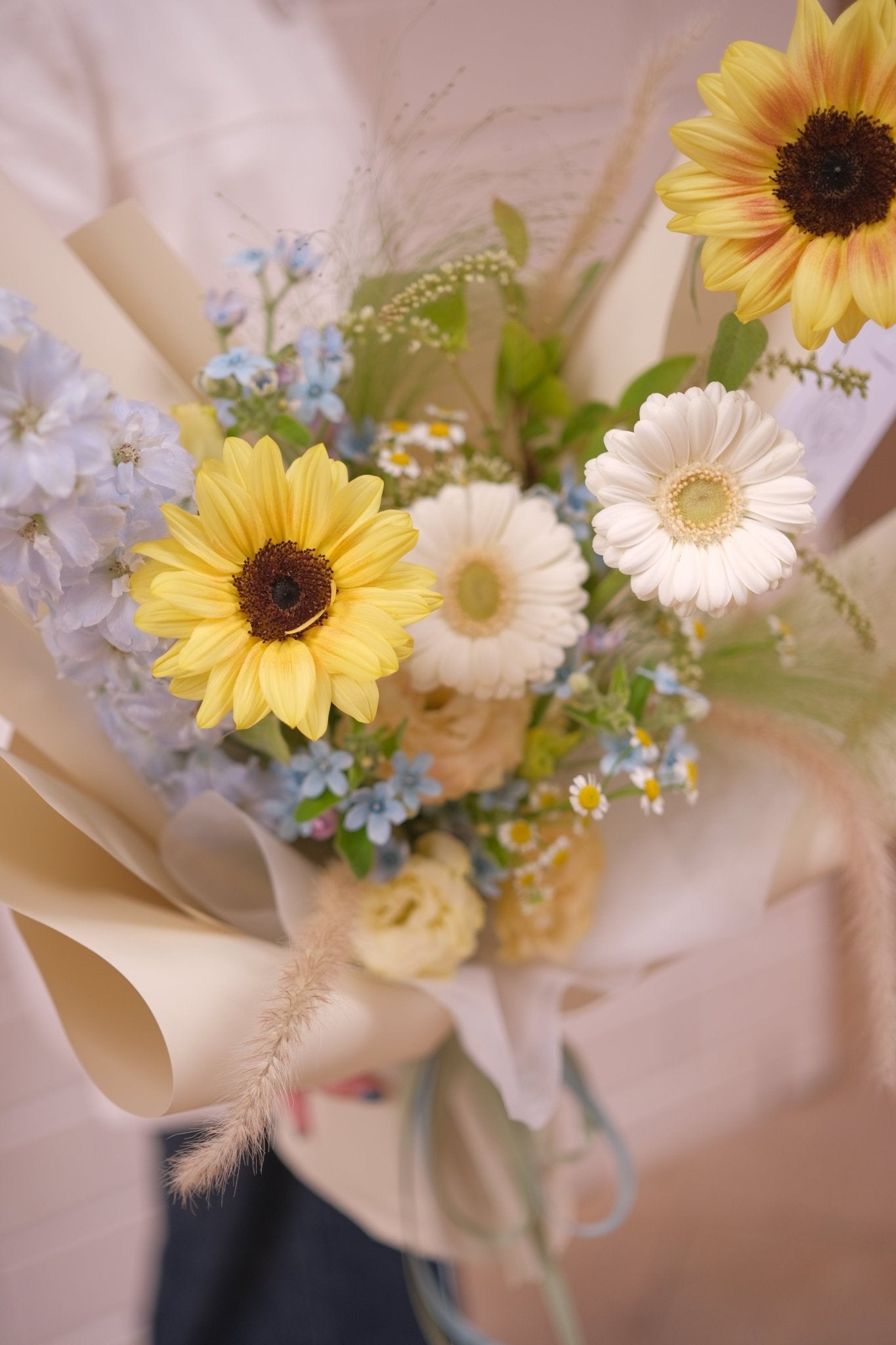 All the best ｜Mini Sunflower by Faful Florist Hong Kong