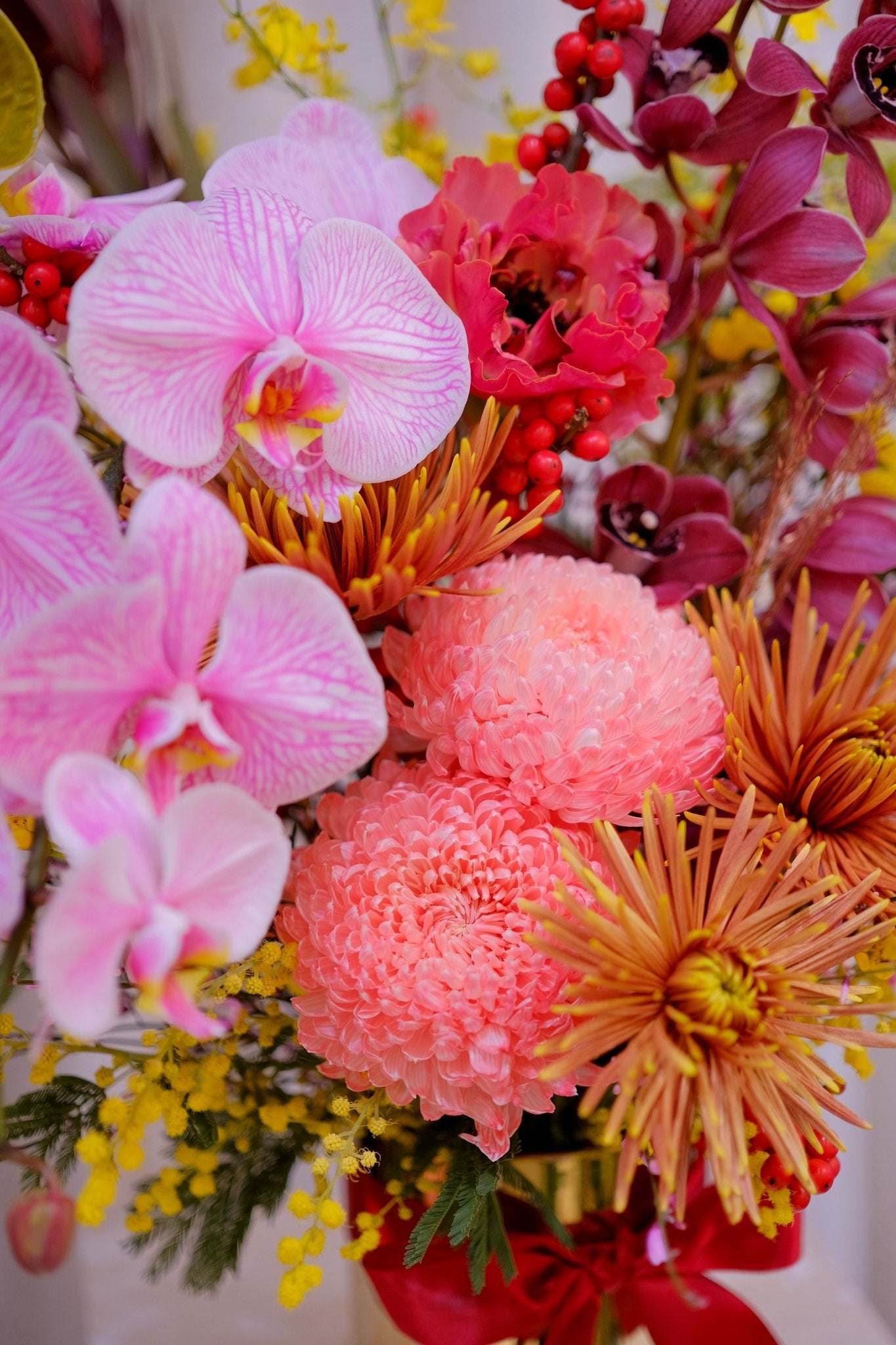 迎春接福 | Chinese New Year Centrepiece - Fresh flowers - 2025CNY - 2