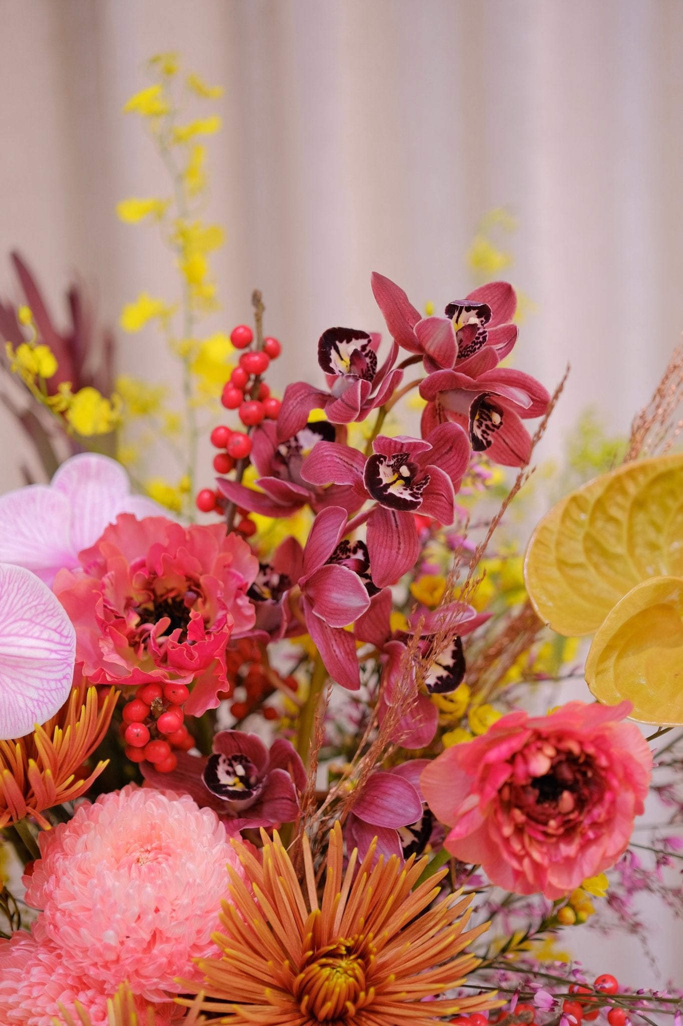 迎春接福 | Chinese New Year Centrepiece - Fresh flowers - 2025CNY - 3