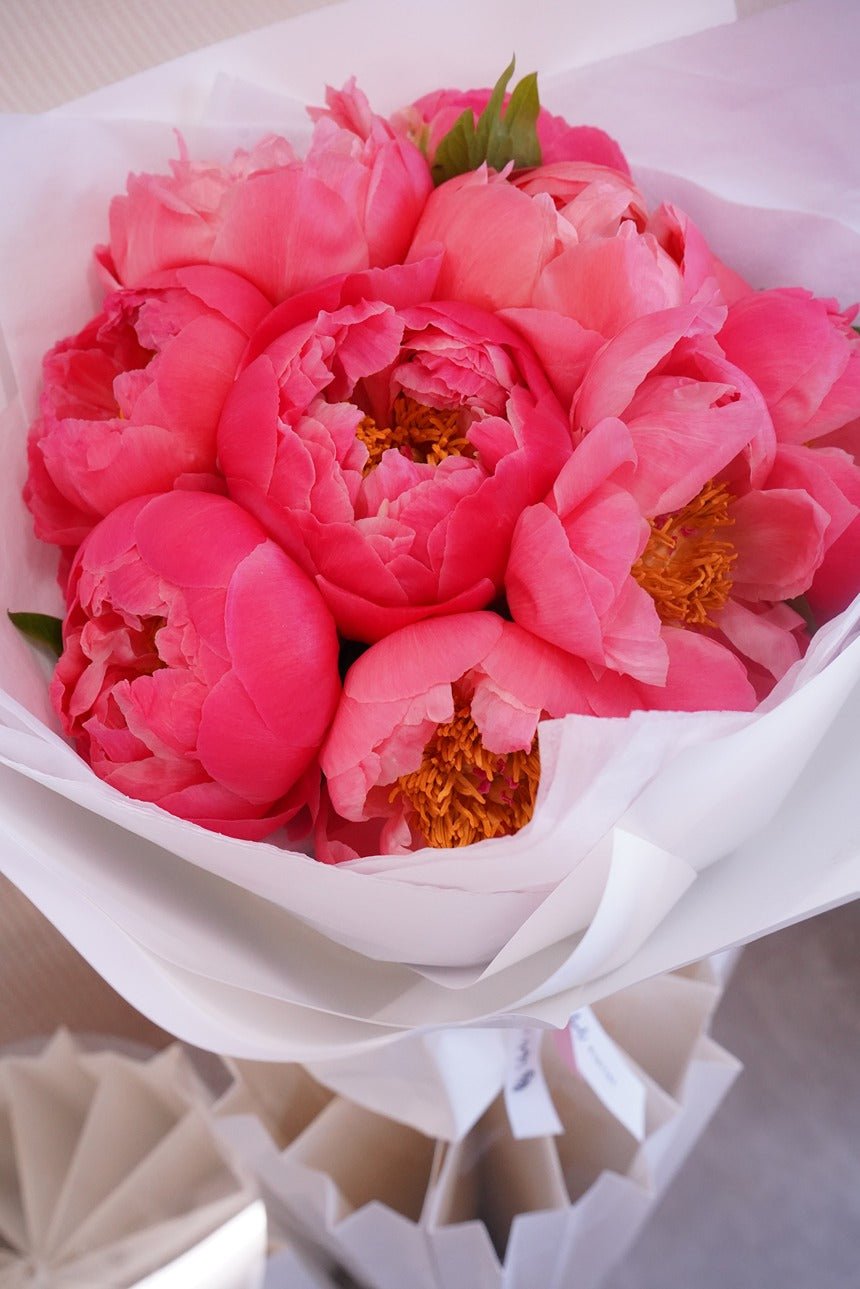 Coral Charm Peony| Peony - Fresh Flowers - Bouquet - Anniversary - Birthday - Bouquet - 3