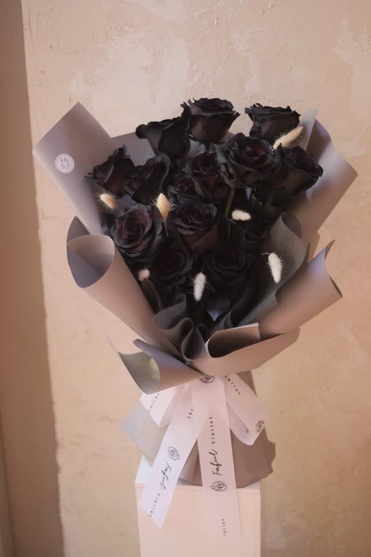 Dark Bloom | Black Rose - Fresh Flowers - Bouquet - Anniversary - Black Rose - Bouquet - 1