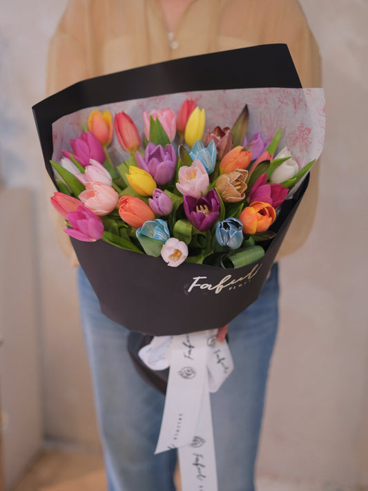 Mixed Rainbow Tulip | Bouquet - Tulipmonth2026 -