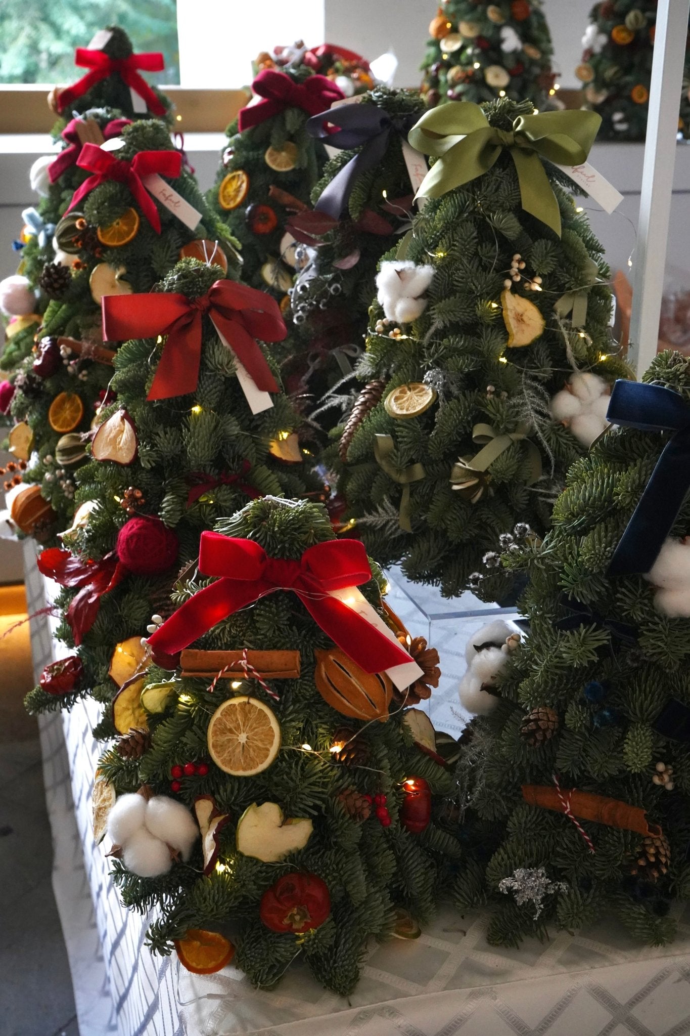 Handmade Fresh Noble Fir Christmas Tree decoration