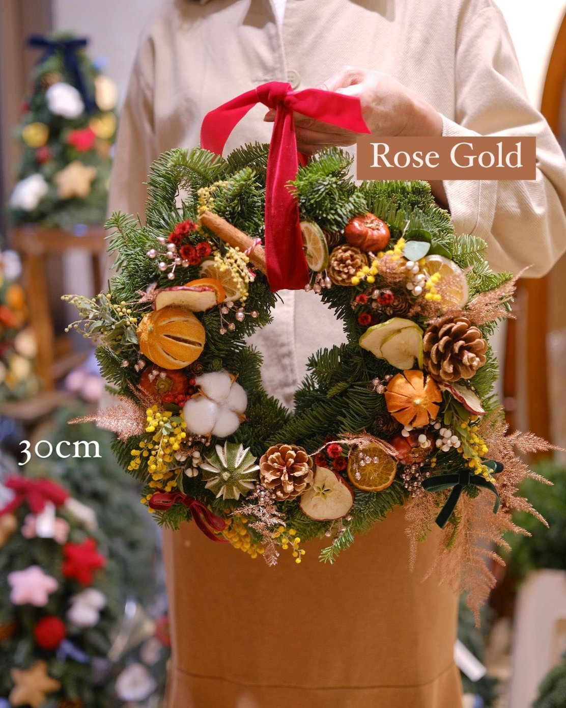 Noble Fir Christmas Wreath - 2024 xmas - 2