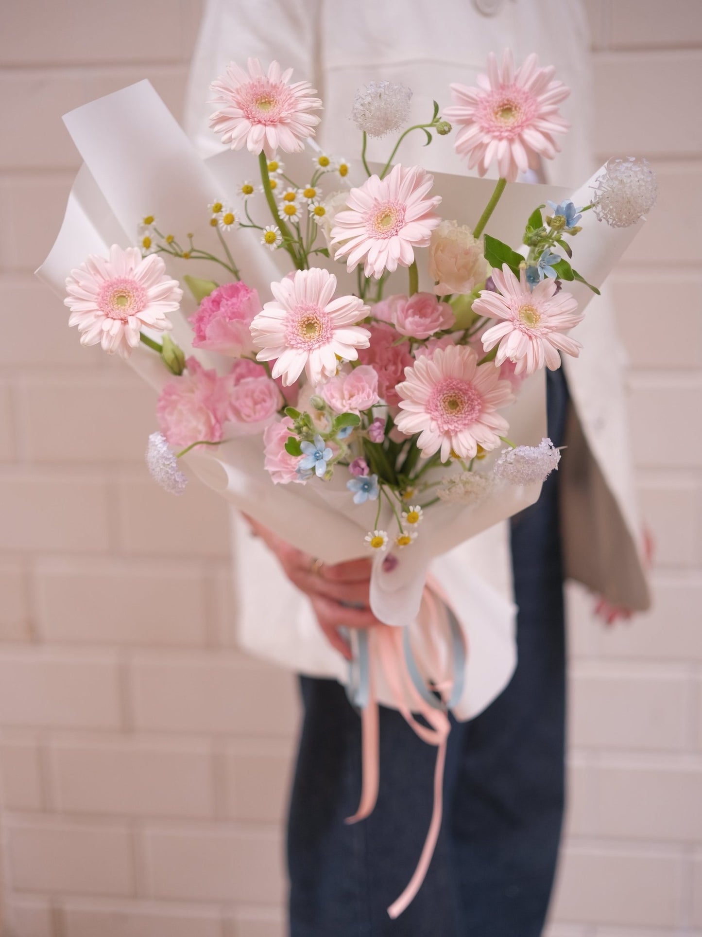 Pink Glow ｜Gerbera by Faful Florist Hong Kong