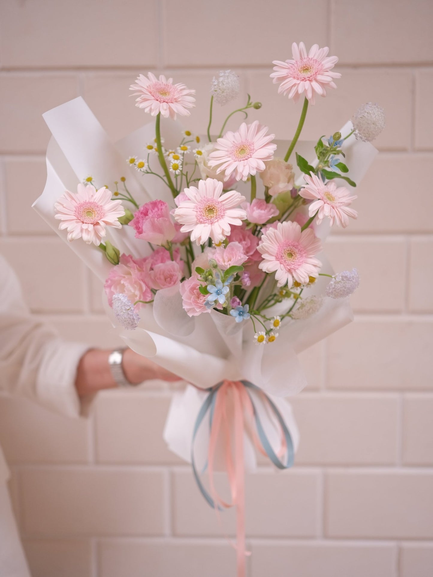 Pink Glow ｜Gerbera by Faful Florist Hong Kong