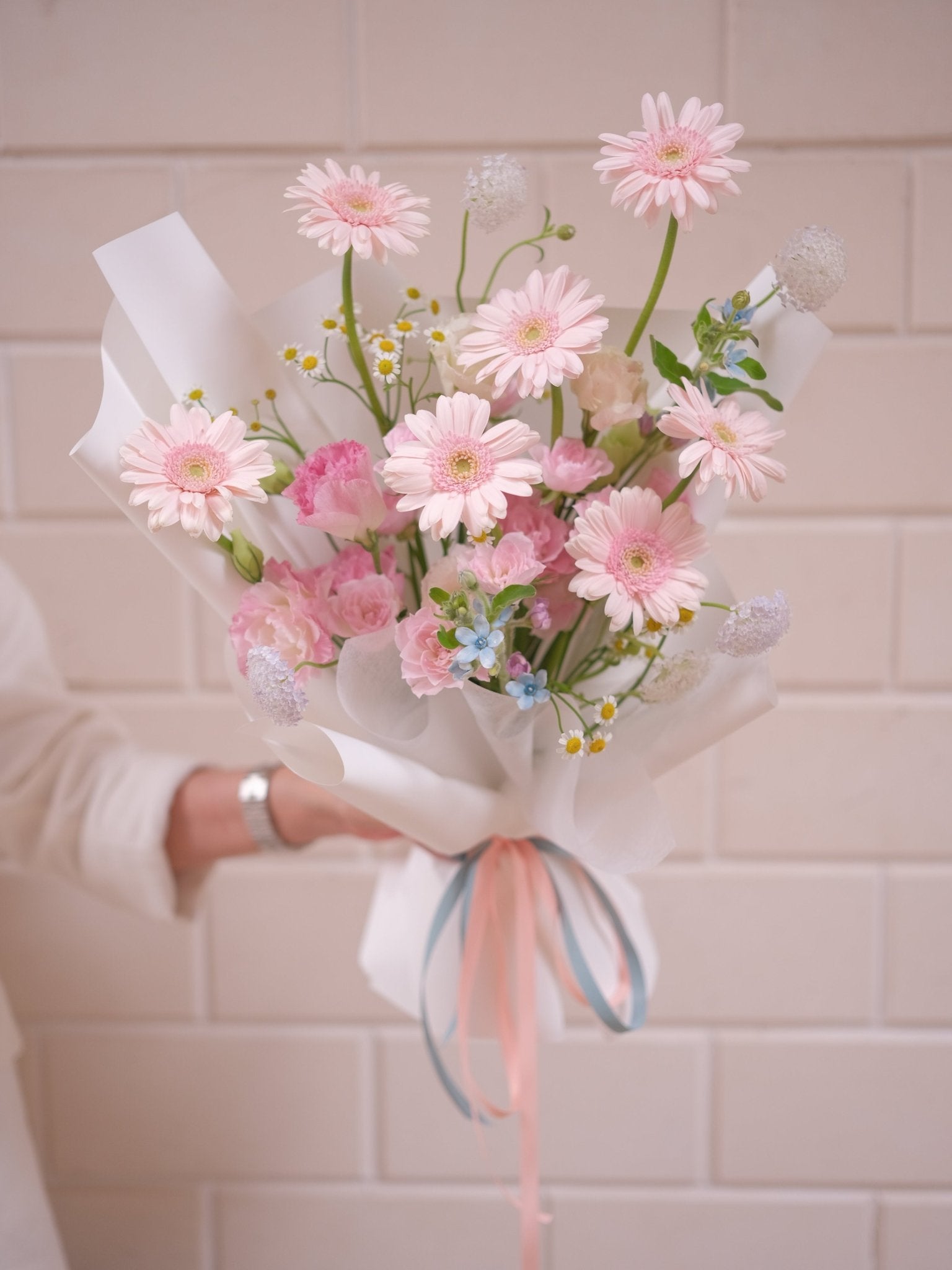 Pink Glow ｜Gerbera by Faful Florist Hong Kong