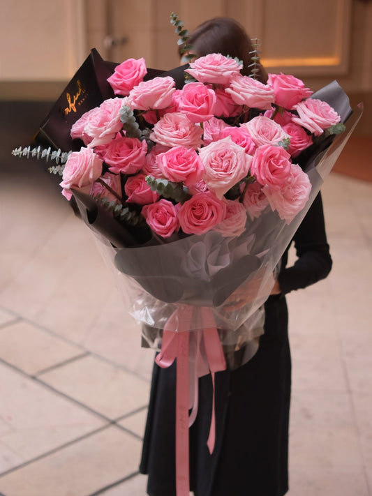 Rosé Whisper | Mix Pink Roses - 2026 Valentine's Day - 