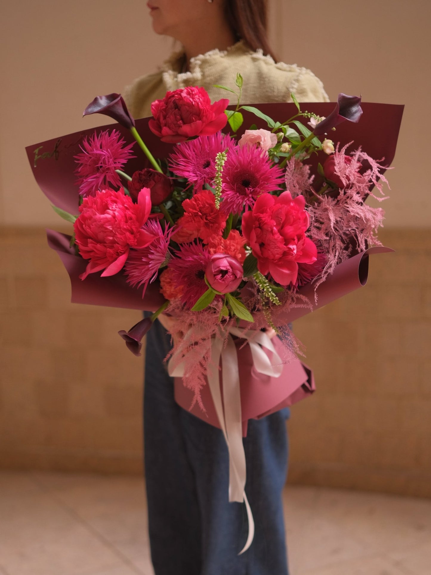 Ruby Elegance | Red Peony - 2026Mday - 