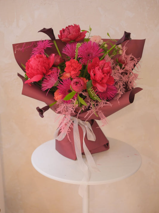 Ruby Elegance | Red Peony - 2026Mday - 