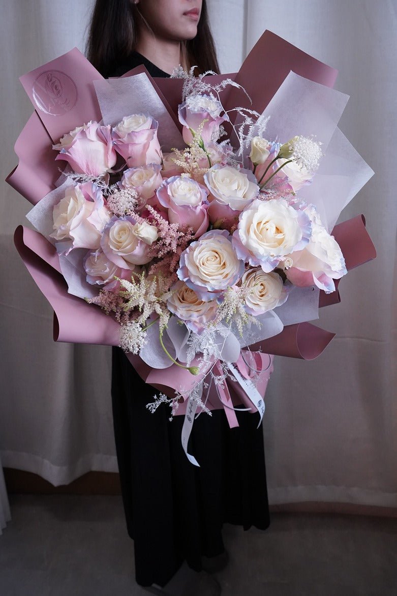 Dreamy | Unicorn Rose - Fresh flowers, Roses- 10 Stems - - Bouquet - Rose - 2