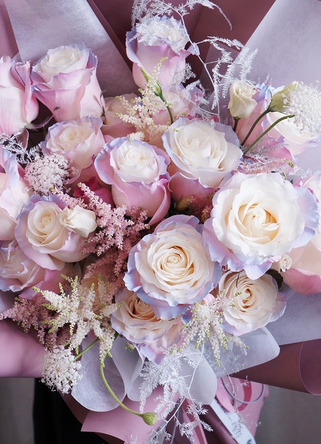 Dreamy | Unicorn Rose - Fresh flowers, Roses- 10 Stems - - Bouquet - Rose - 3