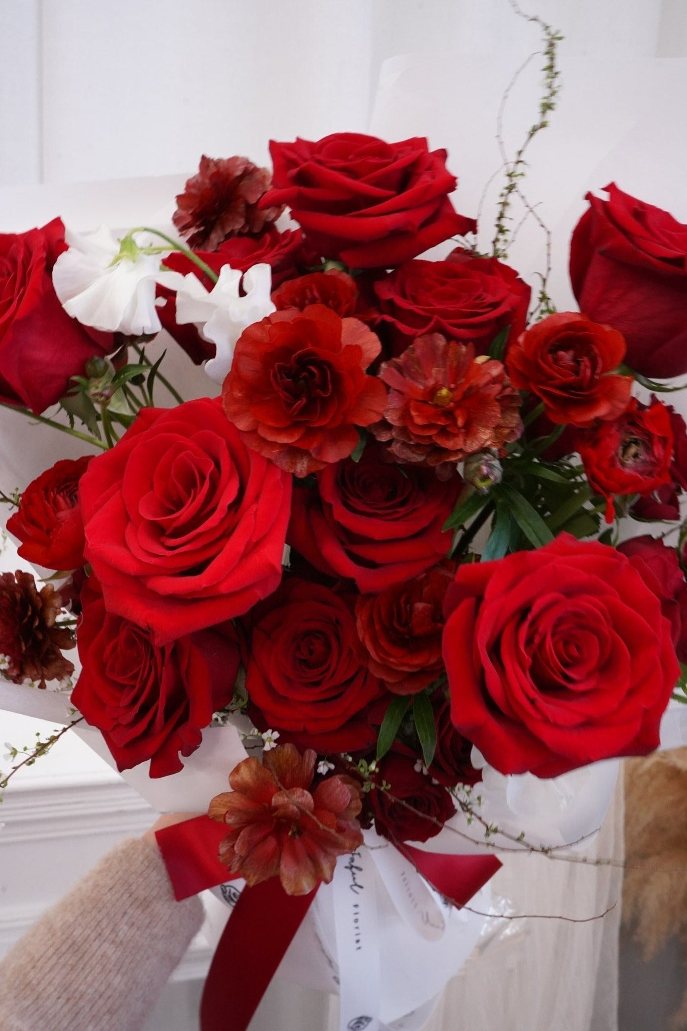 Everlasting love | Red Rose - Fresh flowers, Roses- 11 Stems - - 2024vday - Bouquet - 5