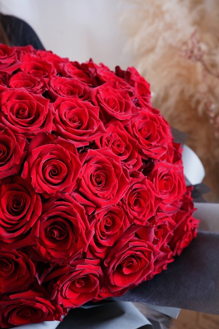 Red Rose (99 Stems) - Fresh flowers, Roses- - - Bouquet - Proposal - 2