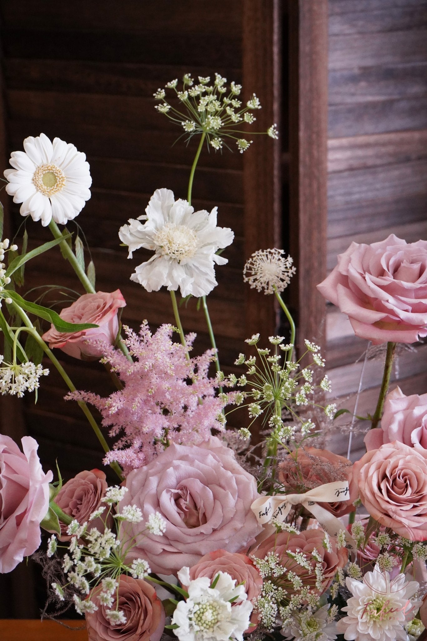 Rosewater (Quicksand & Cappuccino Rose) - Fresh Flowers - Flower Box - Anniversary - For Mum - Rose - 5