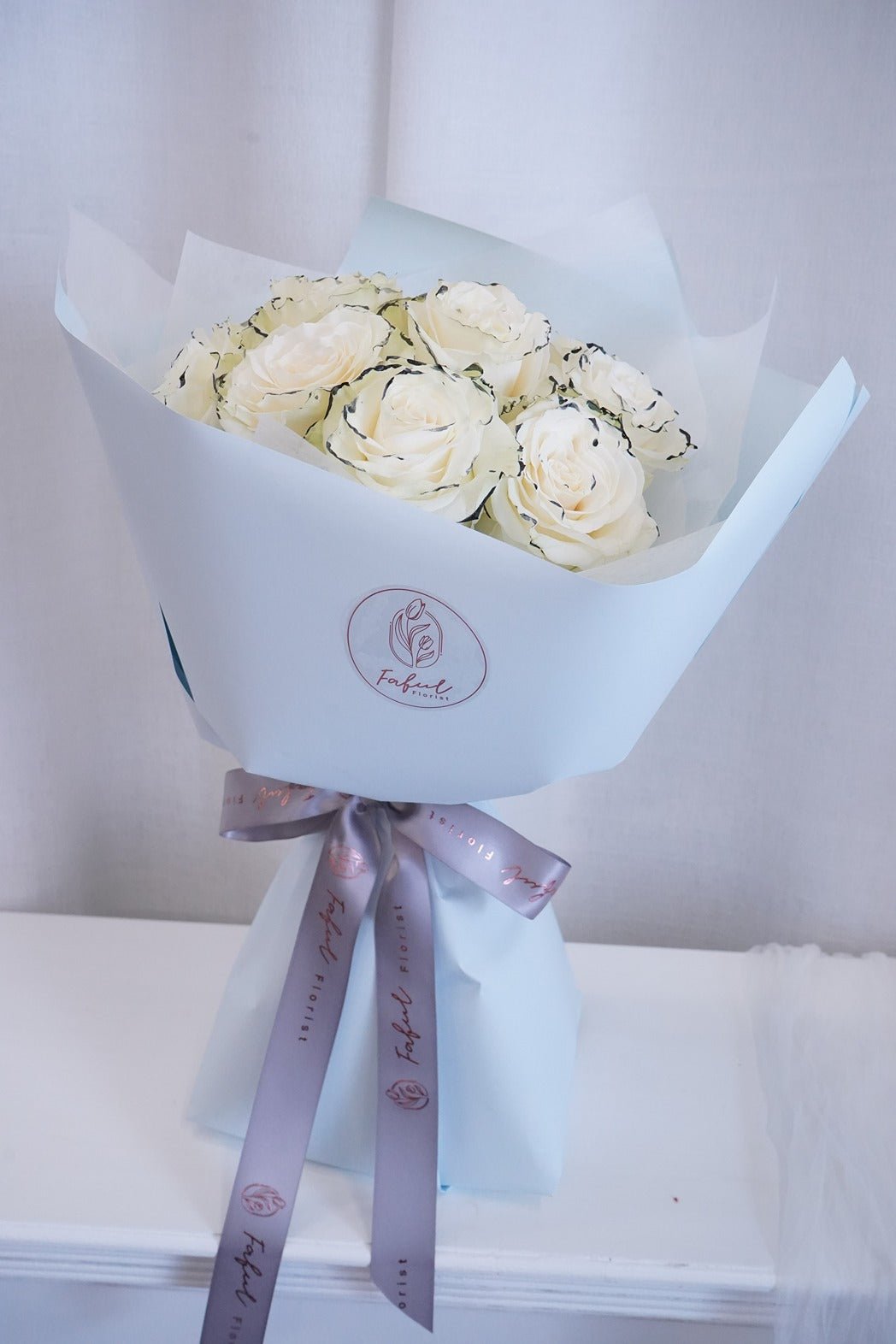 Round Shape | Chanel Rose - Fresh flowers, Roses- 10 Stems - - Chanel Rose - - 2