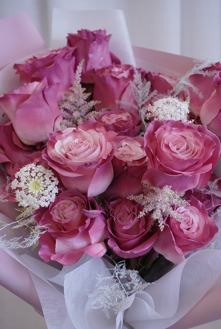 Serenity | Mauve Rose - Fresh flowers, Roses- 10 Stems - - Bouquet - Rose - 2