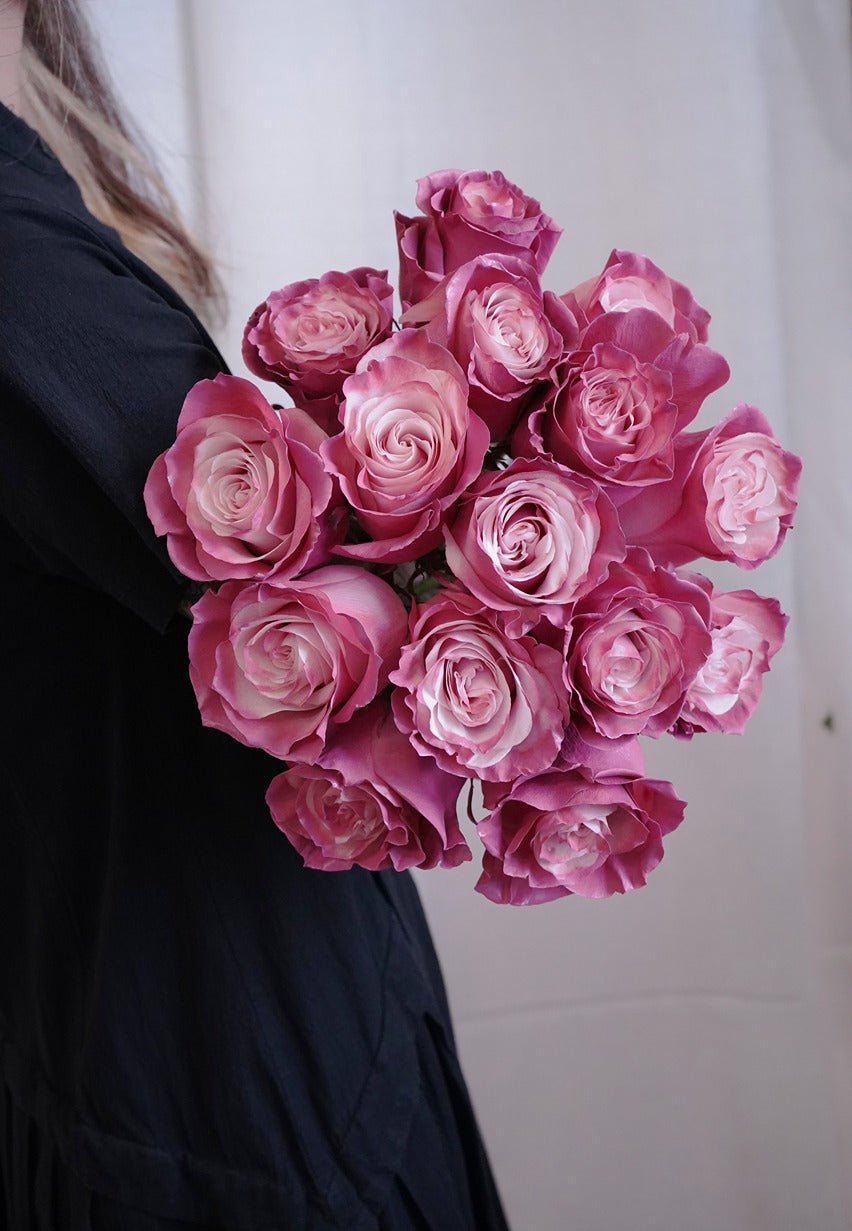 Serenity | Mauve Rose - Fresh flowers, Roses- 10 Stems - - Bouquet - Rose - 4