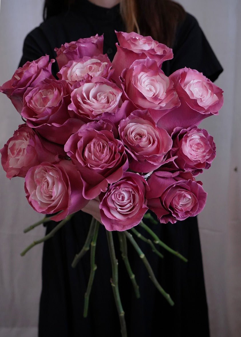 Serenity | Mauve Rose - Fresh flowers, Roses- 10 Stems - - Bouquet - Rose - 3